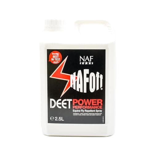 Image of NAF Off Deet Power Performance Fly Spray Refill – 2.5L Long-Lasting Fly Repellent for Horses – High-Strength DEET Formula – Effective Protection Against Flies, Midges & Horseflies