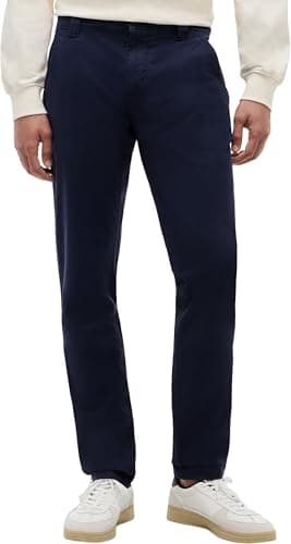 Image of Tommy Jeans Men's Tjm Scanton Chino Pant Pants, Twilight Navy, 36W / 32L