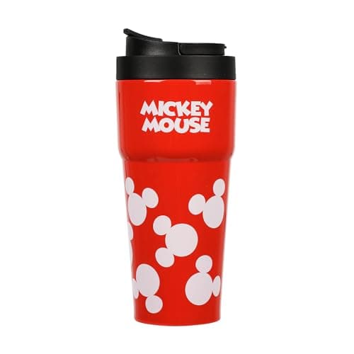 Image of Bioworld Mickey Mouse Character Print 27 Oz Travel Coffee Tumbler
