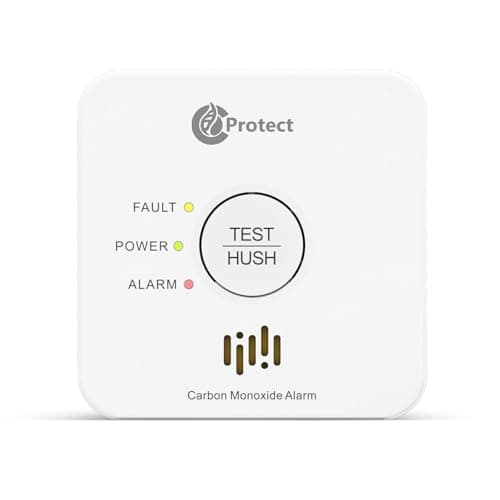 Image of Cprotect TCS0201A Carbon Monoxide Detector – 10-Year Sealed Battery, Easy Activation, Loud 85dB Alarm, EN50291-1:2018 Certified, Reliable CO Safety for Home & Office