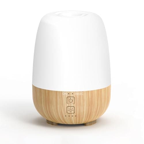 Image of SEEDSEEL 150ML Cordless Essential Oil Diffuser, Built-in 6000mAH Rechargeable Battery, 7-Hour Runtime, 7 LED Color Changing Lights, Portable Aromatherapy Diffuser for Home,Office,Outdoor