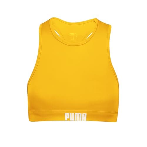 Image of PUMA Women's Raceback Bikini Top, Sun Orange,