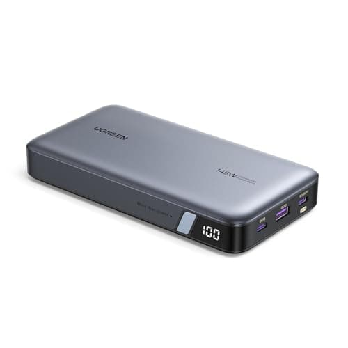 Image of UGREEN Nexode 140W 25000mAh Laptop Power Bank Fast Charging Portable Charger with 3 Ports USB C Power Bank Battery Pack Compatible with Dell, HP, ASUS, iPad, iPhone Air/17/16, Galaxy S25, AirPods