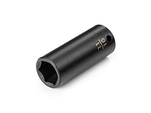 Image of TEKTON 3/8 Inch Drive x 11/16 Inch Deep 6-Point Impact Socket | SID13017