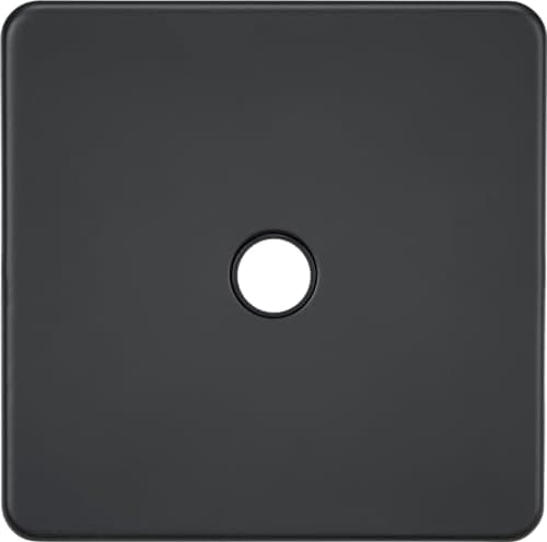 Image of Knightsbridge 20A Flex Outlet Plate - Anthracite