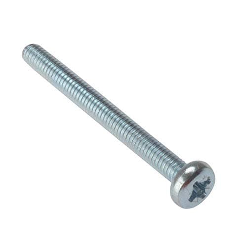 Image of ForgeFix Machine Screws Pan Head | M6 x 30mm | Zinc Plated | Bag 25