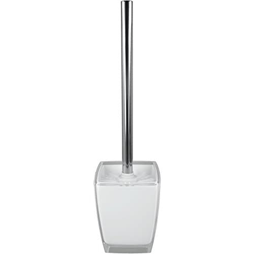 Image of Metaltex "Style Toilet Brush Set, White/Transparent
