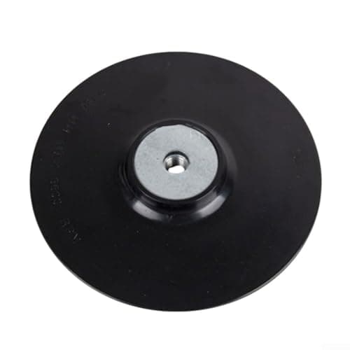 Image of 100mm Backing Pad For Angle Grinder, M10 Threaded Sanding Disc Holder With Lock Nut, 12200 Max Rpm, White(Black)