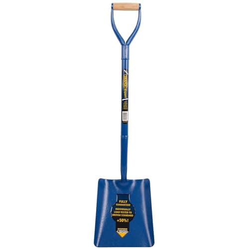 Image of Draper 15071 Contractors Solid Forged Round Mouth Shovel , Blue