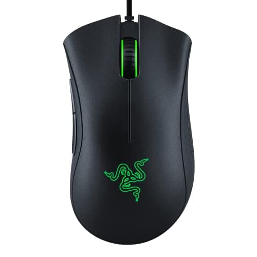 Image of Razer DeathAdder Essential Gaming Mouse: 6400 DPI Optical Sensor - 5 Programmable Buttons - Mechanical Switches - Rubber Side Grips - Classic Black