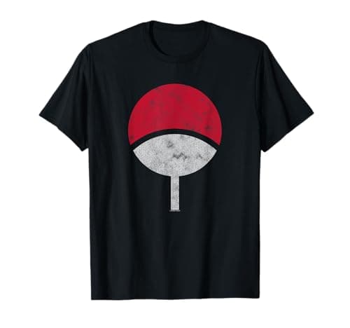 Image of Naruto Shippuden Sasuke Uchiha Symbol Desperate T-Shirt