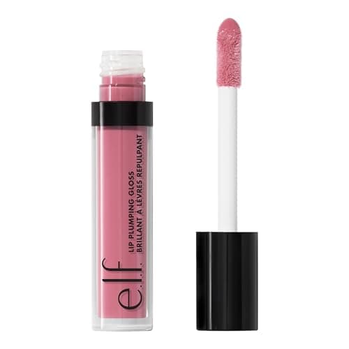 Image of e.l.f. Lip Plumping Gloss, Hydrating, Nourishing, Invigorating, High-Shine, Plumps, Volumizes, Cools, Soothes, Sparkling Rosé, Shimmer