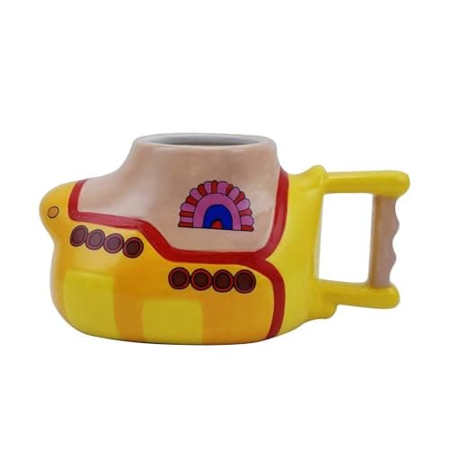 Image of Half Moon Bay | The Beatles | Yellow Submarine Shaped Ceramic Mug | Official Merchandise | Home Bar & Record Nook Essential | Legendary Father's Day 2026 Gift