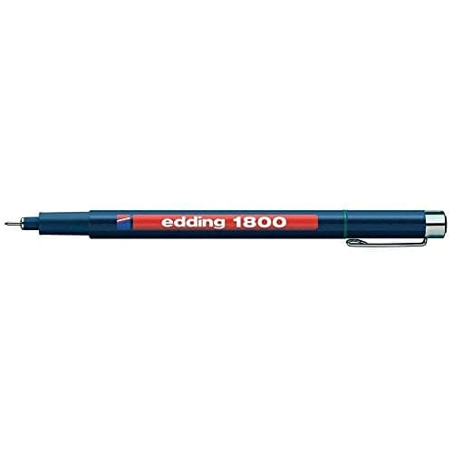 Image of EDDING 1800 PROFIPEN PIGMENT LINER FINELINER DRAWING PEN - 0.1mm BLACK
