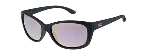 Image of O'Neill ONS-9032 2.0 Women's Sunglasses 104P Matte Black/Pink/Pink Mirror