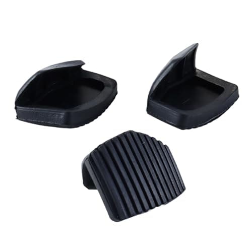 Image of Ausi Rubber Brake Pedal, 1 Pair Clutch Brake Pedal Rubber Cover for Peugeot/Citroen 1007 207 208 301 C3 C4