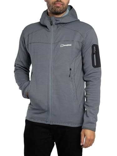 Image of Berghaus Men's Hooded Jacket Jacket, Granite/Cavern, M