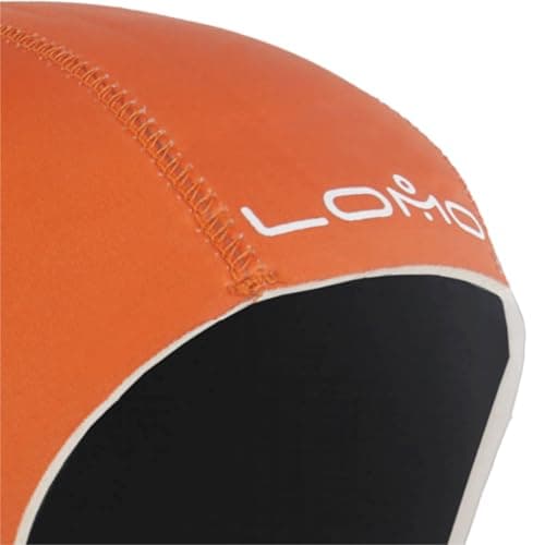 Image of Lomo Neoprene Swimming Cap - Orange (Medium)