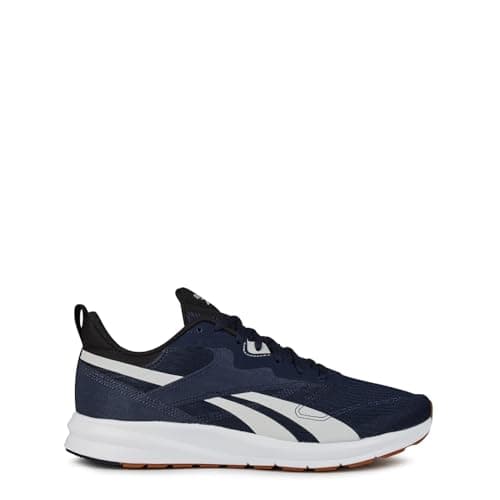 Image of Reebok Men's Runner 4 4E Sneaker, Vector Navy/Pure Grey 2 Rubber Gum-03, 8.5 UK