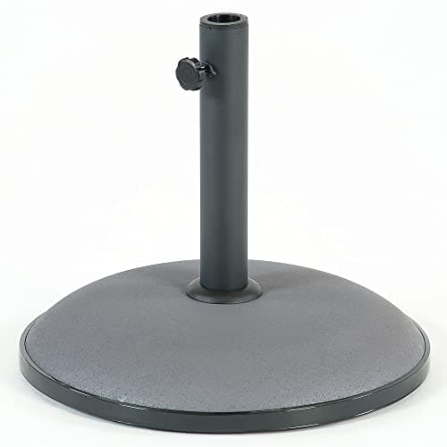 Image of SunTime Heavy Duty 15kg Parasol Base Outdoor Concrete Umbrella Stand Grey