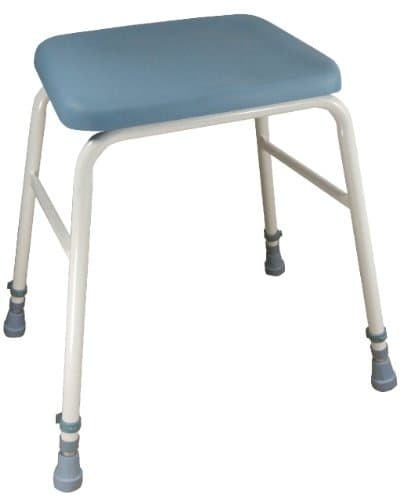 Image of Aidapt Height Adjustable Perching Stool With Padded Seat For Elderly for Users with Limited Mobility