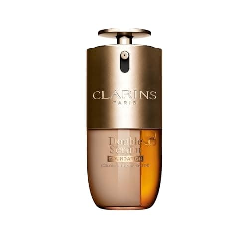 Image of Clarins Double Serum Foundation L4N 30ml | Hybrid Serum Foundation | Luminous Satin Finish | Medium-to-Full Customisable Coverage | Hydrates, Boosts Collagen Production and Reduces Signs of Ageing