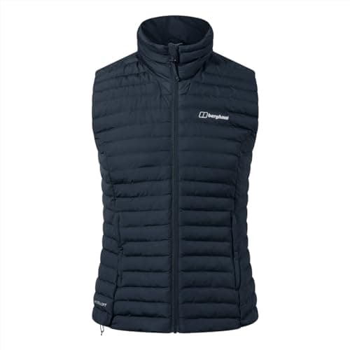 Image of Berghaus Women's Nula Micro Synthetic Insulated Padded Vest Gilet Body Warmer | Water Repellent | Lightweight Insulated Gilet, Black/Black, 10