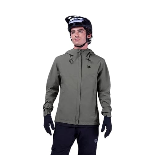 Image of Fox - RANGER WATER JACKET Outerwear - Adult Men's - MTB jacket, cycling outerwear, trail jacket, mountainbike coat, Pewter, L