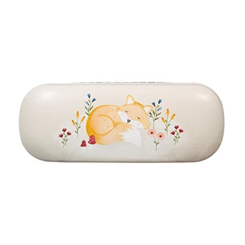 Image of DV Hard Glasses Case with Cleaning Cloth – Assorted Designs including Van Gogh, William Morris, Lisa Parker, Floral, Animal & Mystical Prints – Protective Eyeglass Holder for Men & Women