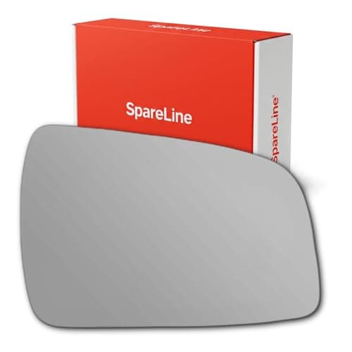 Image of SpareLine Wing Door Mirror Glass - Adhesive‑Type Convex for Vauxhall Zafira B 2009-2014 (Right/Off‑Side/Driver)