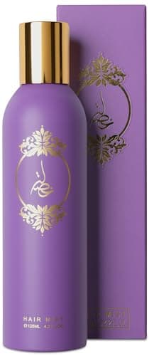 Image of Atyab Al Marshoud Khisla Violet Hair Mist Perfume 125ml - Lightweight and Long-Lasting Hair Perfume for Women with Lavender, Jasmine & Cardamom, Luxurious Fragrance Spray