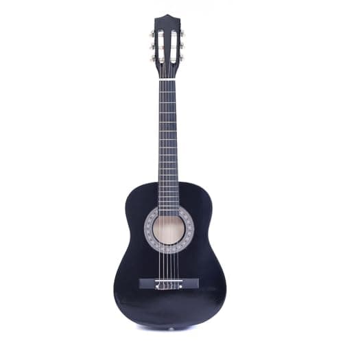 Image of Oypla Black 34" Half Size 1/2 6 String Classical Acoustic Guitar