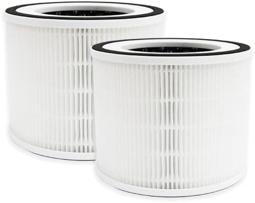 Image of HOSECES R-4000 Filter, Compatible with Avalla R-4000 Air Purifier, High Efficiency H13 HEPA 3-Stage Filtration Activated Carbon Filter Set 2Pack