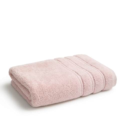 Image of Christy Antalya Hand Towels | Set of 2 | 100% Turkish Cotton | 600GSM | Soft Plush Luxury Towel Set | 50cm x 90cm | Quick Dry | Pale Rose Pink