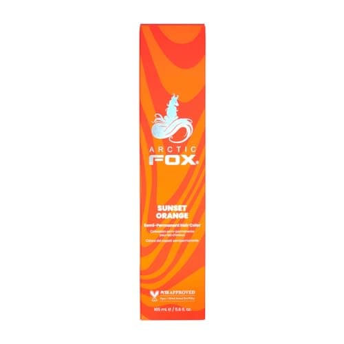 Image of ARCTIC FOX 100% Vegan & Cruelty Free Vibrant Semi Permanent Hair Colour Dye - Sunset Orange 165 ml e