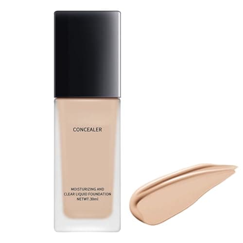 Image of 30ml Foundation for Mature Skin Over 60,Full Coverage Waterproof Liquid Face Foundation,Lightweight Long-Lasting Matte Makeup,Natural Finish Soft Matte Oil Control Concealer for Women(Natural)