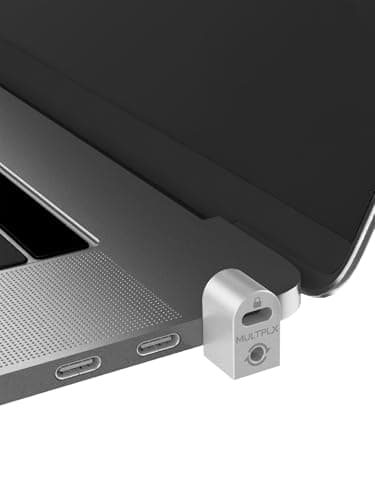 Image of Laptop Lock Adapter for Security Lock | Adds Security Slot To Any Laptop inc MacBook | Use With Standard T-Shaped Bar Cable Locks | No Adhesive Needed