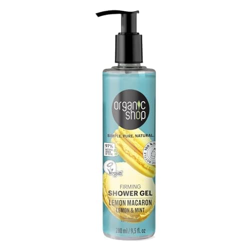 Image of Organic Shop Shower Gel Firming Lemon Macaron, Lemon & Mint, 280 ml