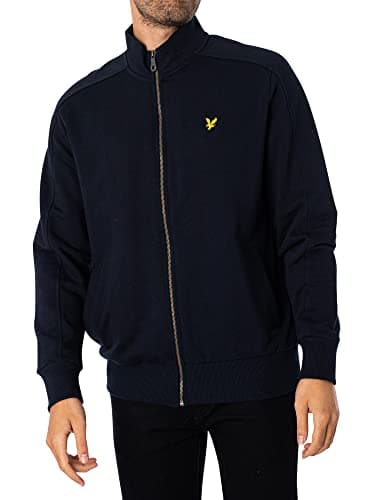 Image of Lyle & Scott Men's Logo Track Jacket, Blue, XXL