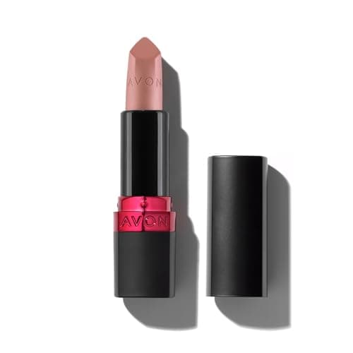 Image of Avon Ultra Matte Lipstick Blush with Vitamin E, Avocado Oil and Sesame Oil for Comfortable Coverage that Won't Cake, Crack or Dry, Cruelty Free