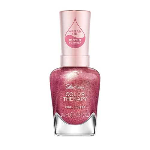 Image of Sally Hansen Colour Therapy Nail Polish Colour 191 Pomegratitude, Pink, 14.7 ml