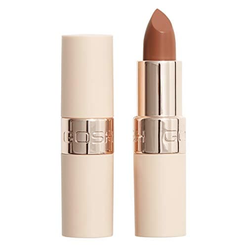 Image of GOSH Lipstick Luxury Nude with Light Sheen I Intense Nude Shades for Natural Lips I Highly Pigmented, Moisturising Lip Stick for Soft Lips I Long-Lasting, Perfume-Free & 100% Vegan I 002 Undressed