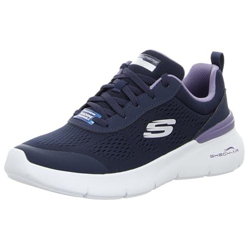 Image of Skechers Skech-Air Dynamight 2.0 New Heights Women's Fabric Sneakers Dark Blue/Lavender. - EUR, Nvlv, 6 UK