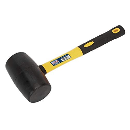 Image of Sealey Rmb200 Rubber Mallet 2Lb Fibreglass Shaft