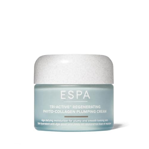 Image of ESPA Tri‑Active Regenerating Phyto Collagen Plumping Cream 55ml | Anti‑Ageing Hydration | Menopause‑Friendly Moisturiser | Plumps, Smooths & Revives Skin with Plant & Marine Actives