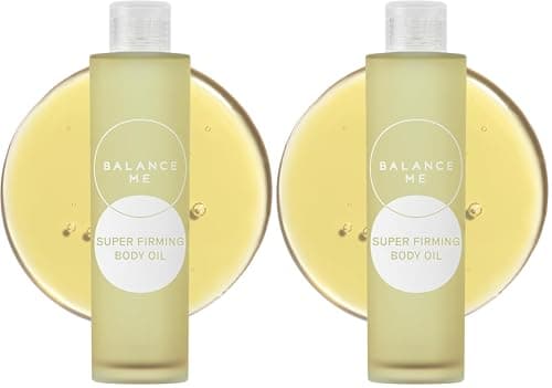 Image of Balance Me Super Firming Body Oil 150ml, Body Moisturiser for Dry Skin, Targets Cellulite, Stretch Marks & Skin Tightening, Vegan Anti Aging Body Oil (Pack of 2)