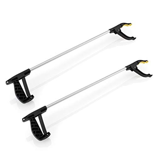 Image of Straame Garden | Litter Picker Grab & Grip Reaching Litter Rubbish Pick Up Tool | Leaf Grabber Stick | Multiuse Grabber Light Items (Standard Pick Up Tool Pack of 2)