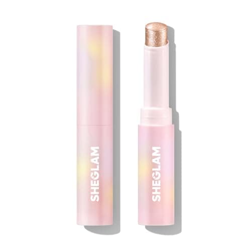 Image of SHEGLAM Crystal Jelly Glaze Eye Shadow Eyeliner Brightener Pencil with Brush Long Lasting Shimmer - Champagne Gleam