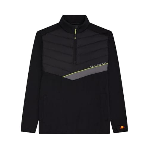 Image of Ellesse Mens Guez Half Zip Black XL