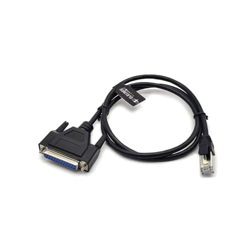 Image of Elecbee Serial Crossover Cable Adapter DB25 Female To RJ45 Male 1M